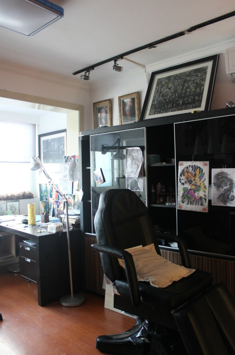 上海纹身由龙刺青工作室环境2